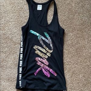 Victoria’s Secret pink tank